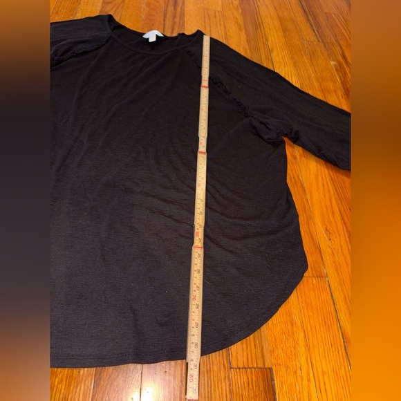 Lauren Conrad Black Long Sleeve Top - Picture 4 of 7